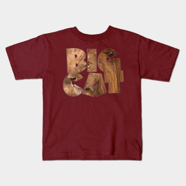 BIG CAT Kids T-Shirt by afternoontees